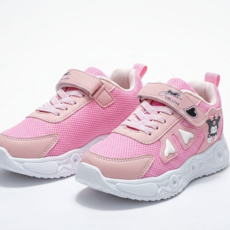 Işıl Işıl Adımlar: Işıklı ve Sevimli Kız Çocuk Spor Ayakkabı