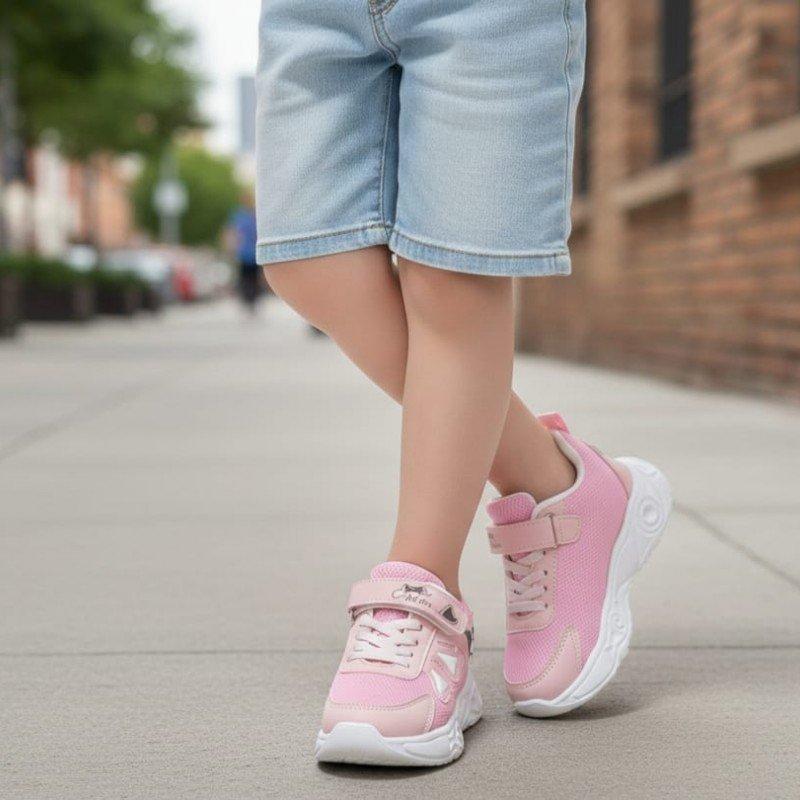 Işıl Işıl Adımlar: Işıklı ve Sevimli Kız Çocuk Spor Ayakkabı