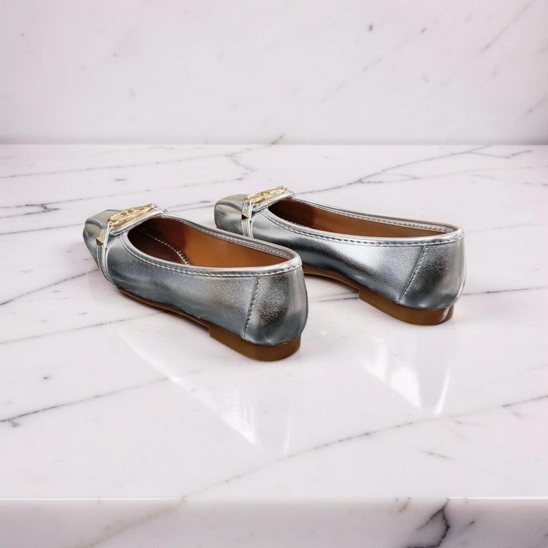 Michael Kors Stil Gümüş Babet