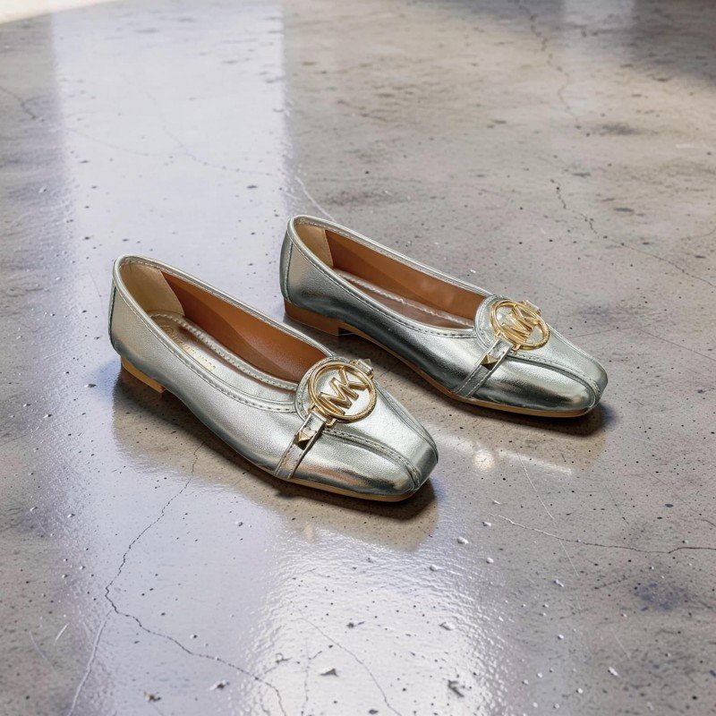 Michael Kors Stil Gümüş Babet