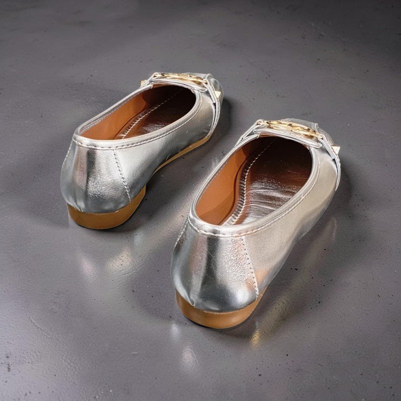 Michael Kors Stil Gümüş Babet