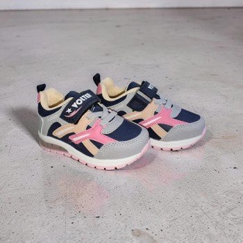 Volter Junior Işıklı Kız Çocuk Spor Ayakkabı - Pembe/Lacivert