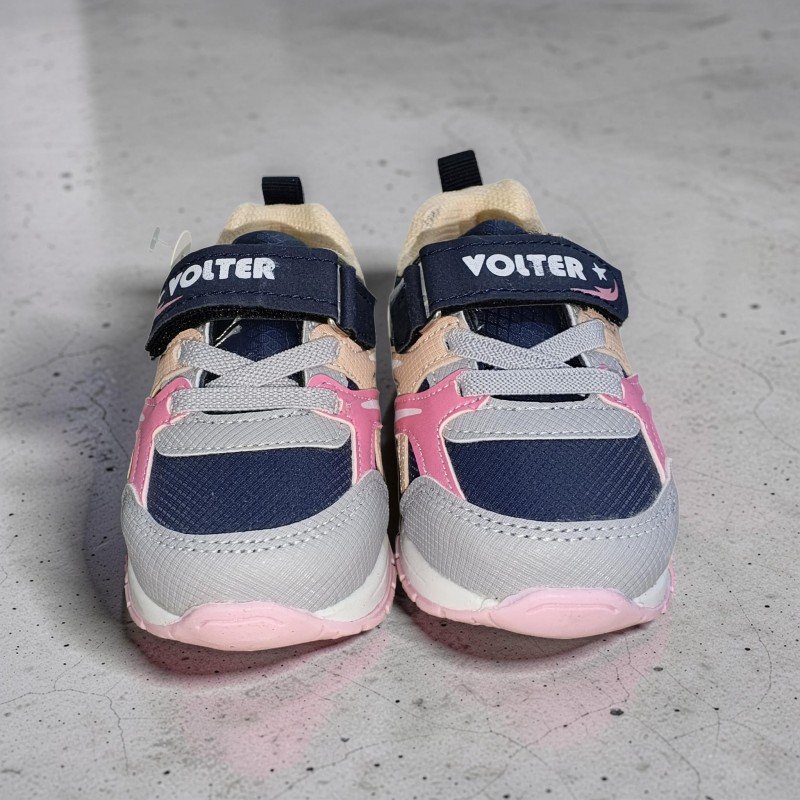 Volter Junior Işıklı Kız Çocuk Spor Ayakkabı - Pembe/Lacivert
