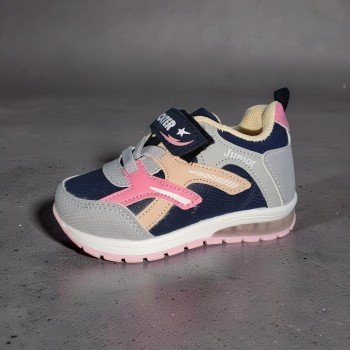 Volter Junior Işıklı Kız Çocuk Spor Ayakkabı - Pembe/Lacivert