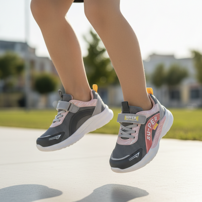 Valter Fashion Kids - "SUPER" Serisi Hafif Tabanlı Çocuk Spor Ayakkabı
